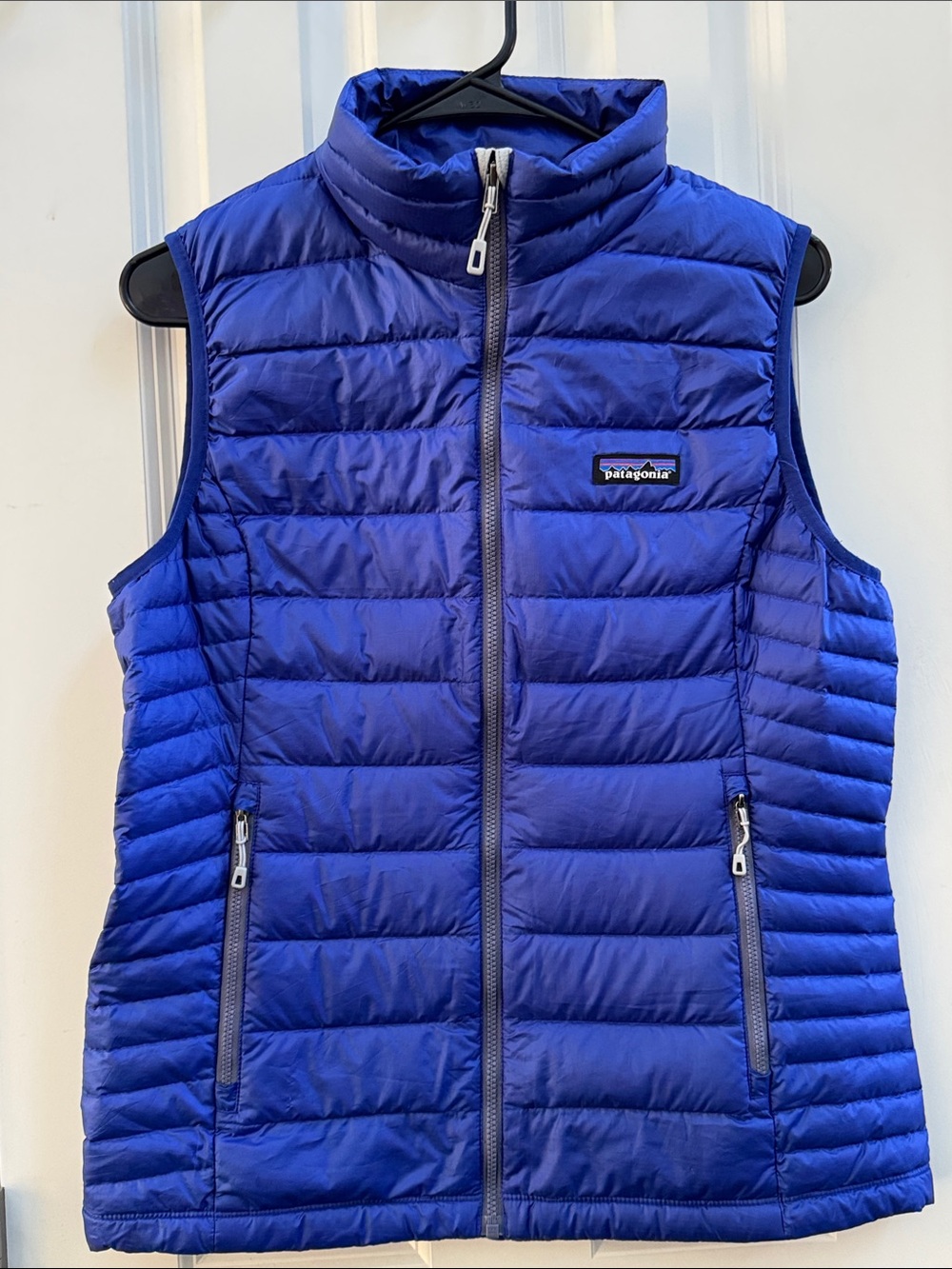 Patagonia Royal Blue Quilted Down Vest - Women's Sleeveless Jacket